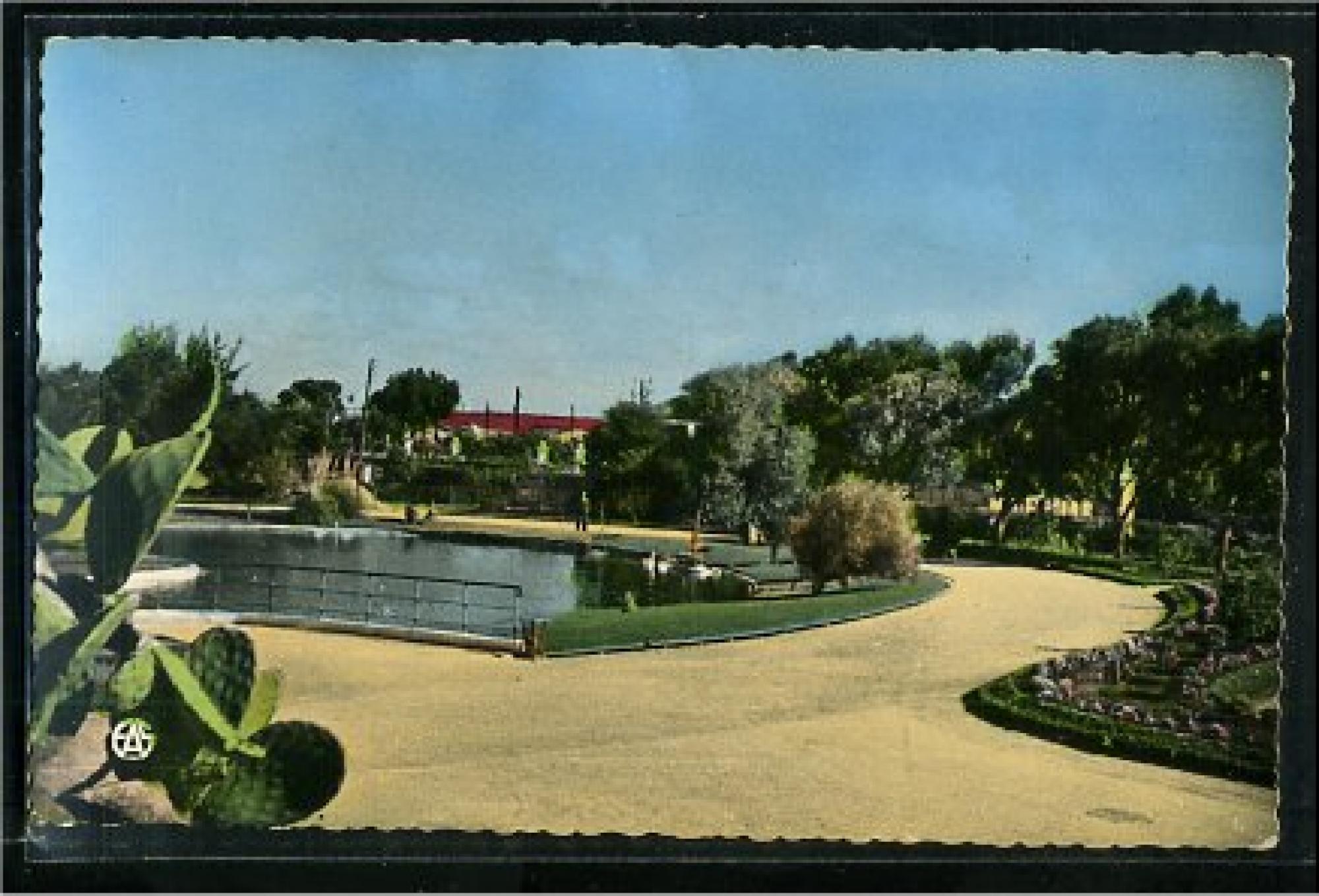Oran - Rues  - un coin du parc municipal