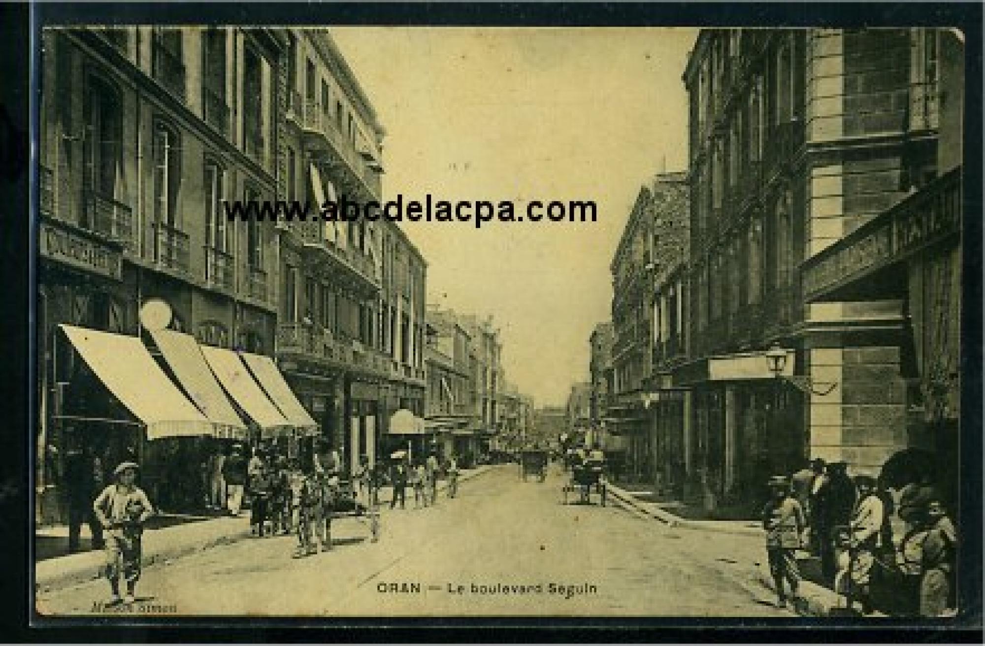 Oran - Rues  - le boulevard seguin