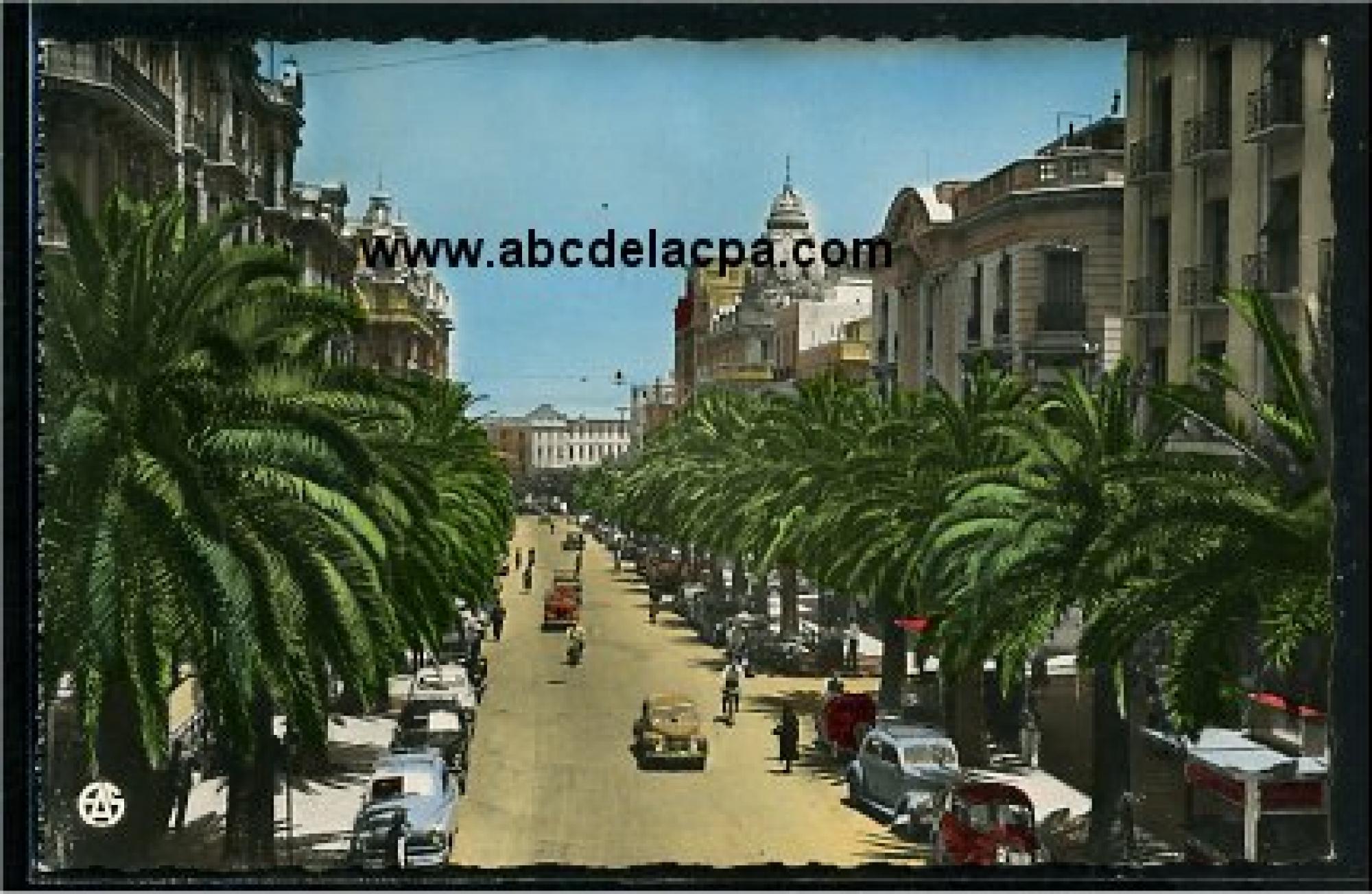 Oran - Rues  - le boulevard galliéni