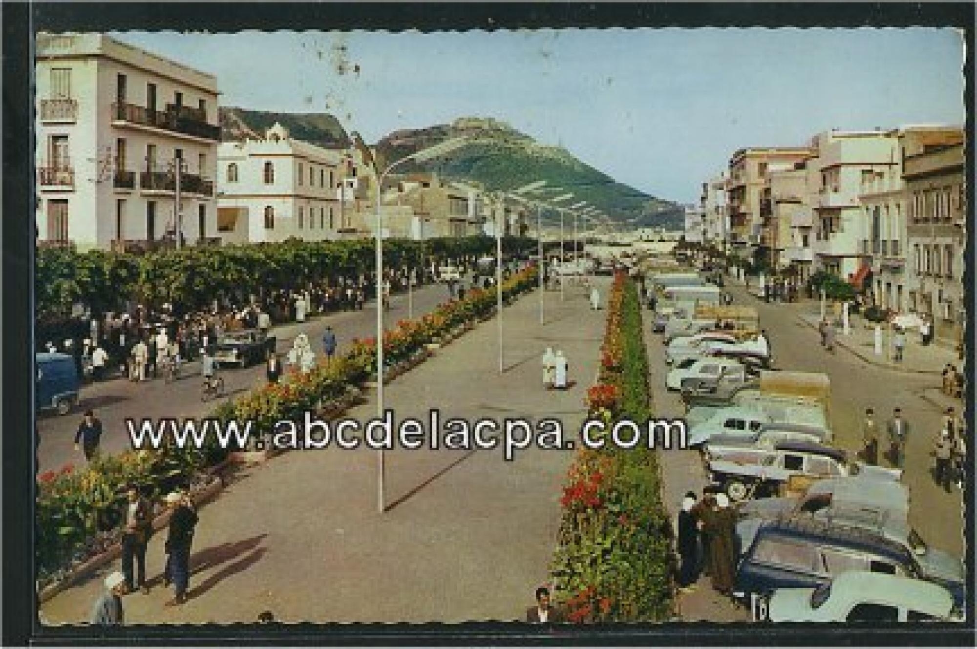Oran - Rues  - le boulevard et l'esplanade de l'indépendance
