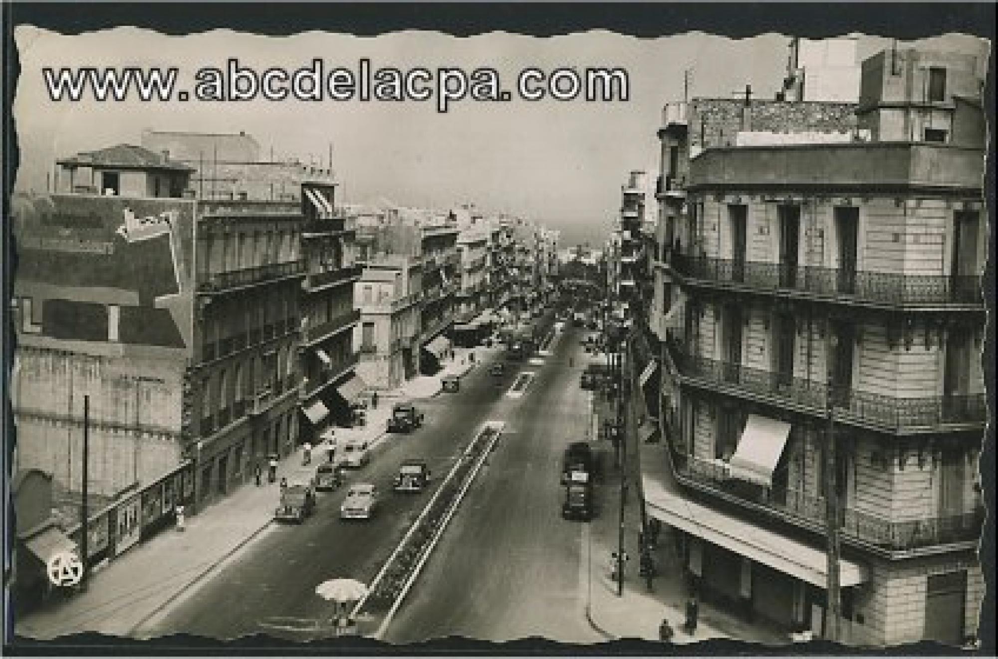Oran - Rues  - le boulevard joffre