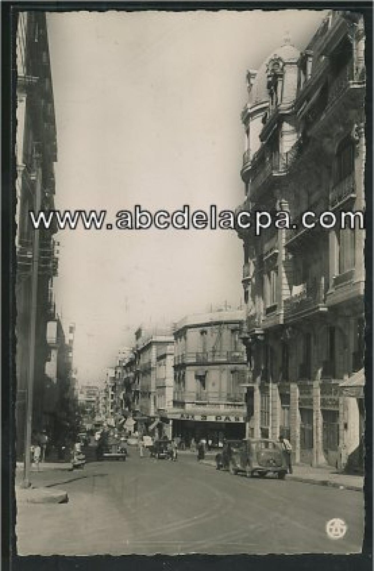 Oran - Rues  - le boulevard clemenceau