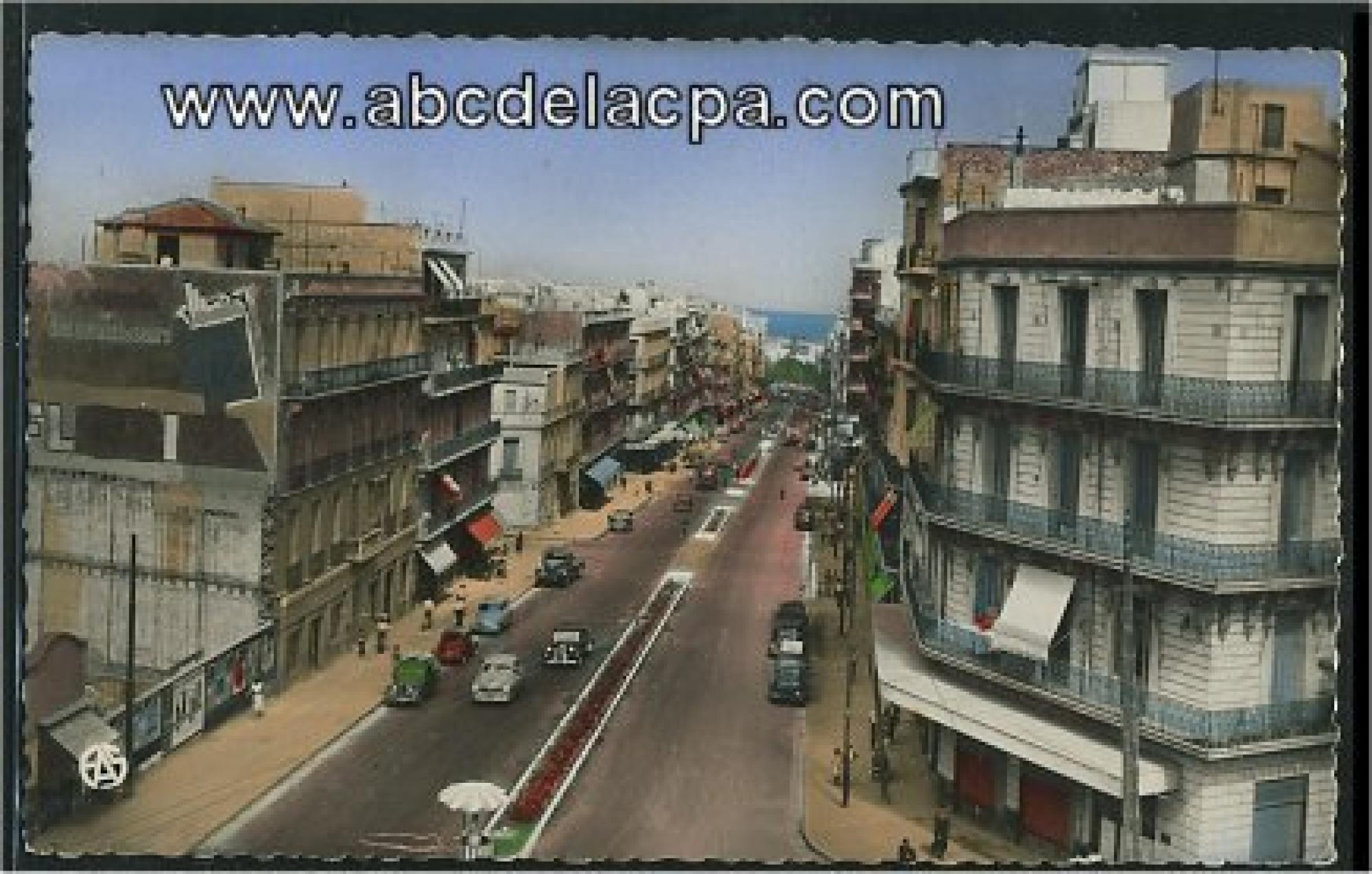 Oran - Rues  - le boulevard joffre