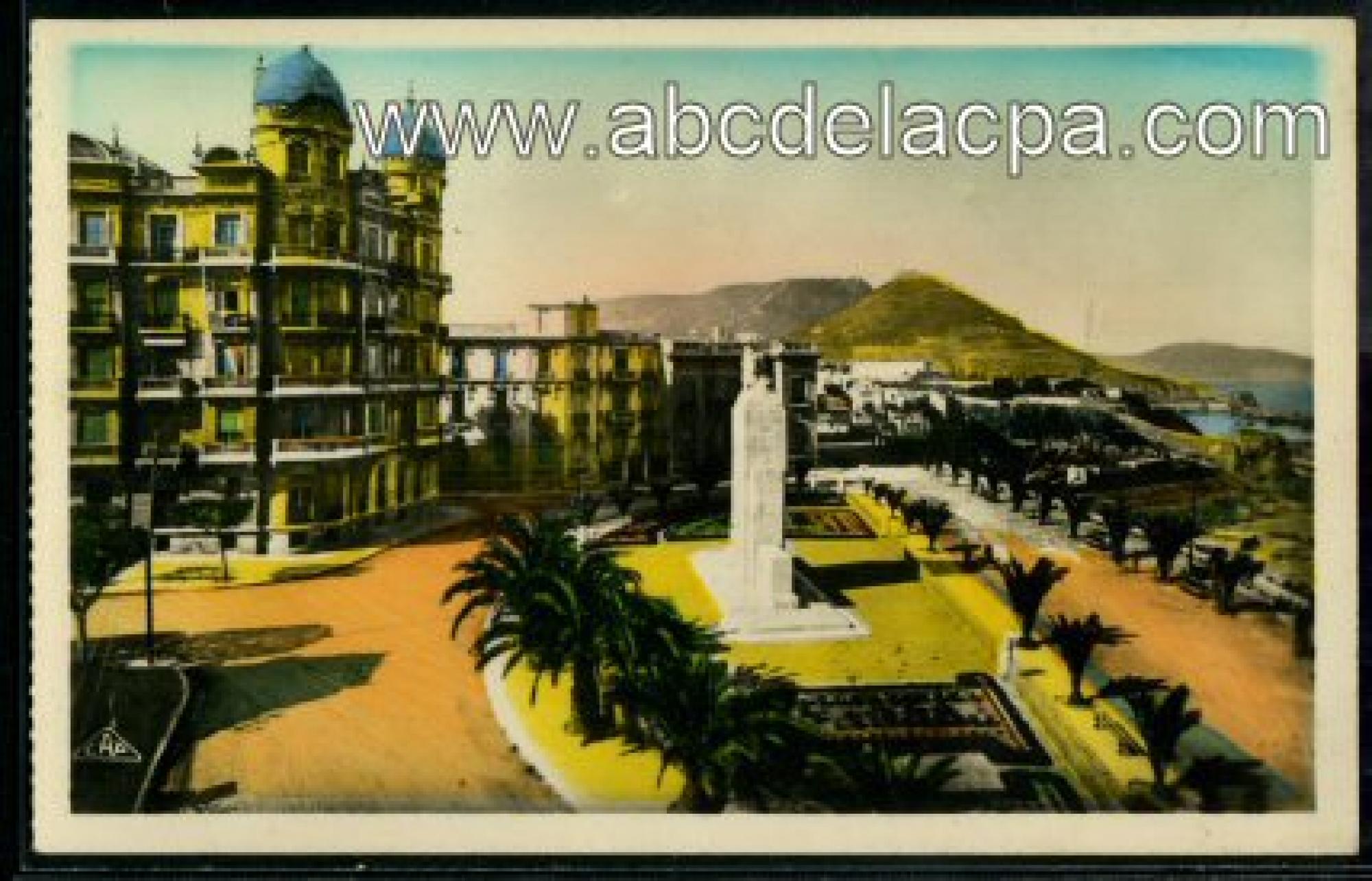 Oran - Rues  - square du souvenir