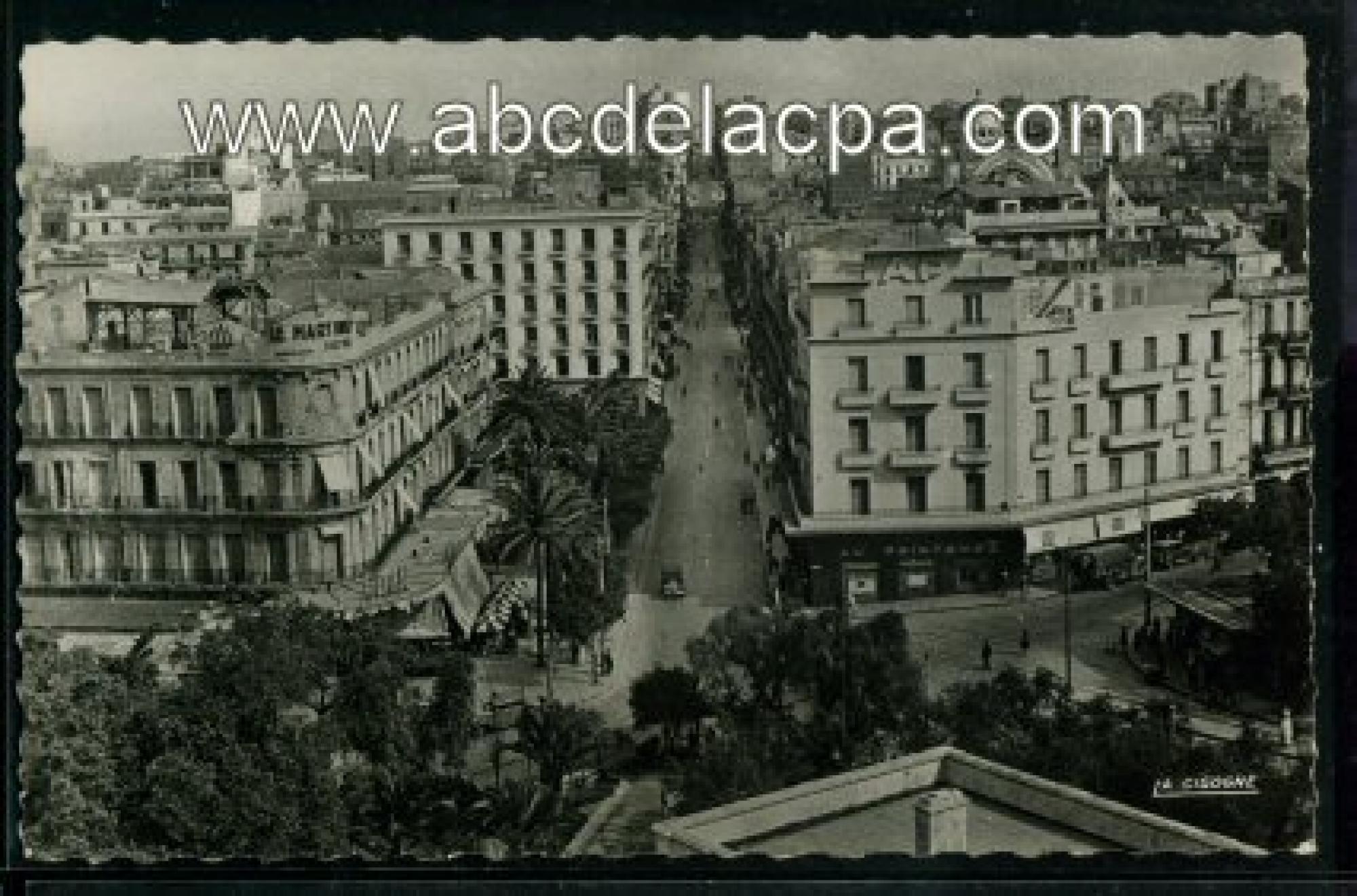 Oran - Rues  - boulevard clémenceau