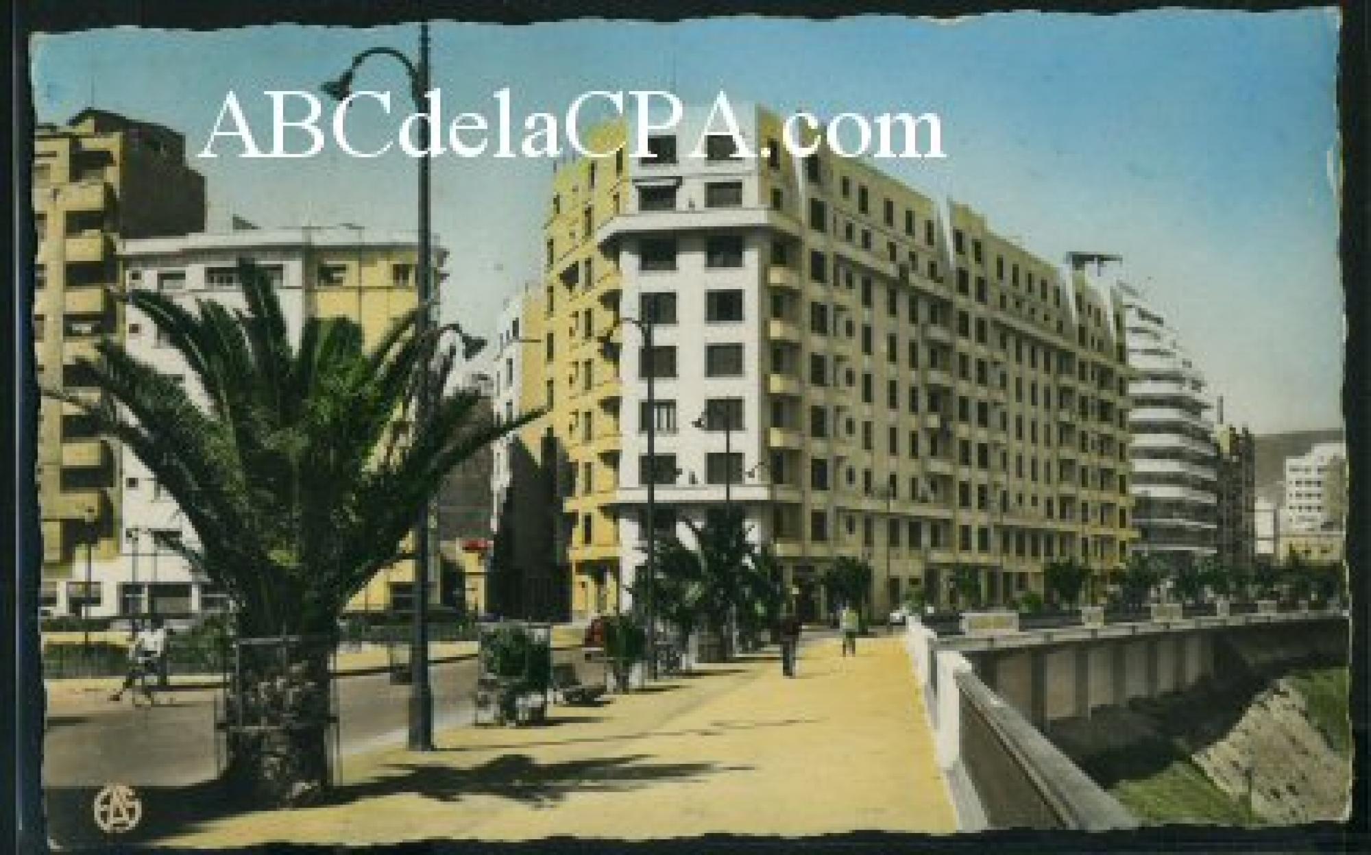 Oran - Rues  - le boulevard front de mer