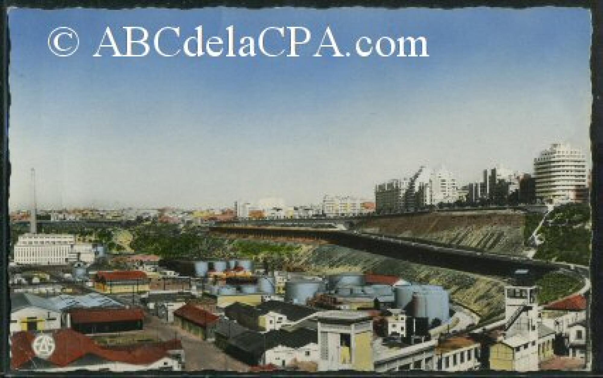 Oran - Rues  - la nouvelle route du port et le boulevard du front de mer