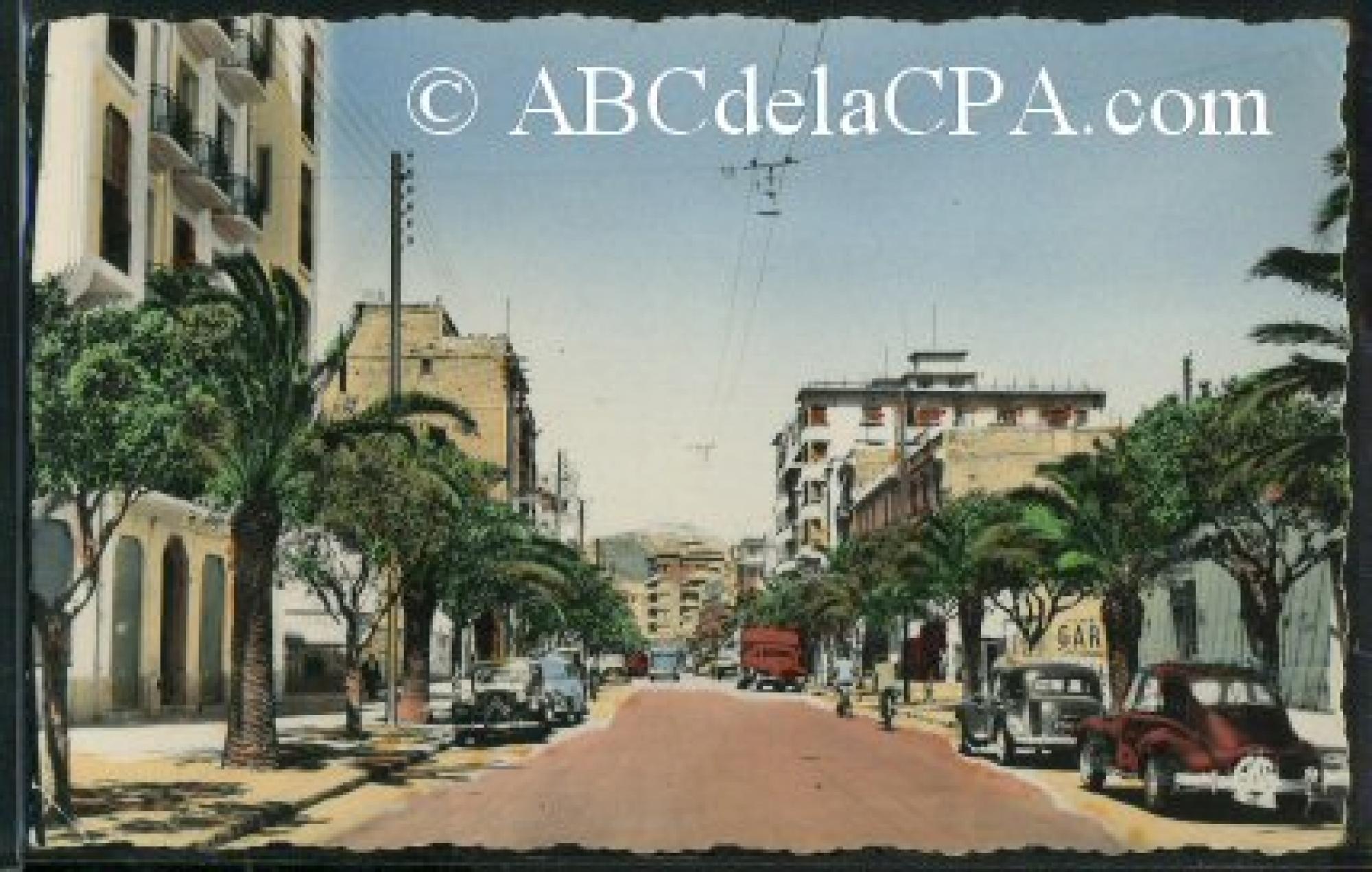 Oran - Rues  - le boulevard hippolyte giraud