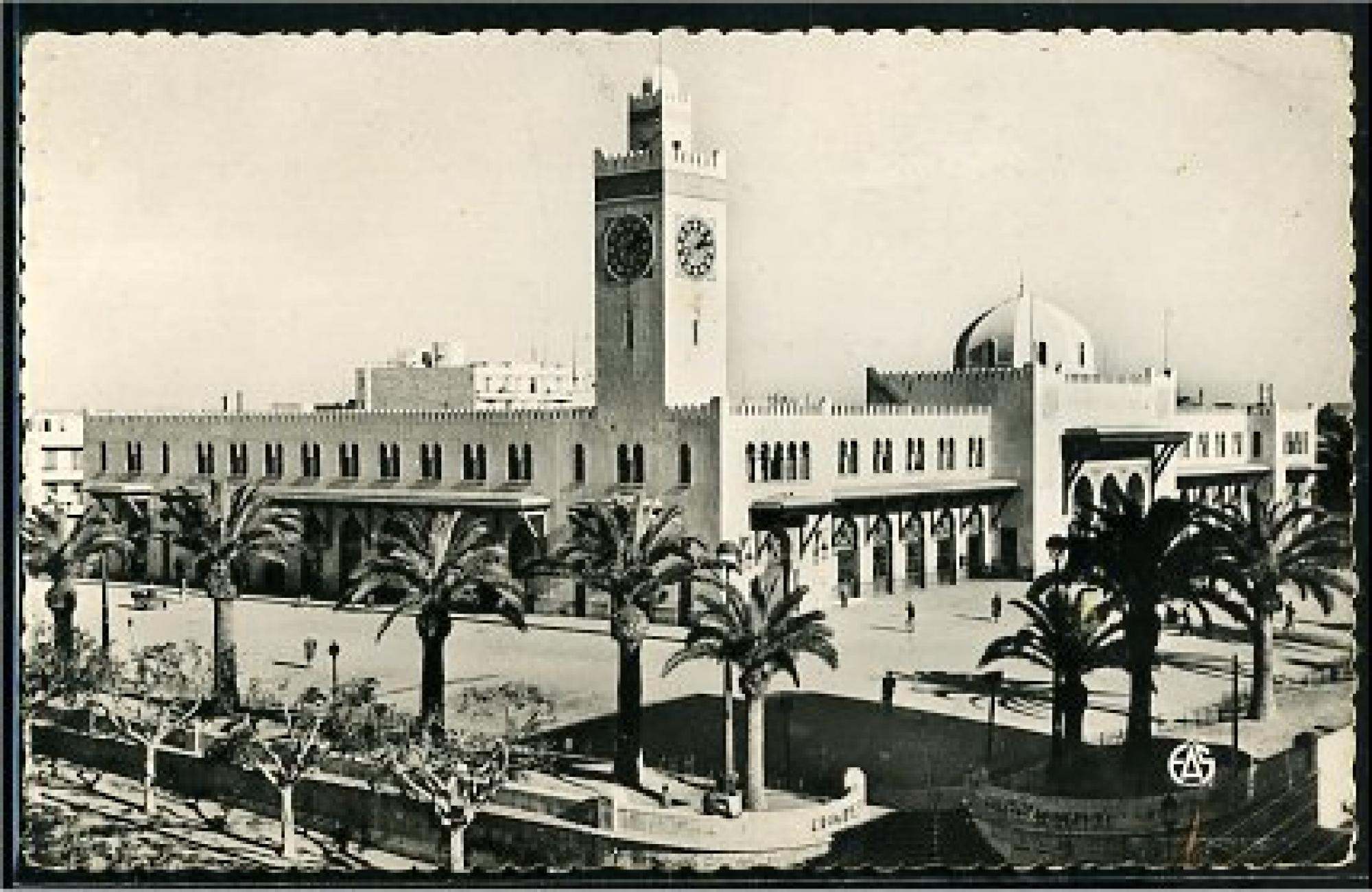 Oran -      Bâtiments  - la gare c.f.a.