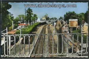 Orléansville  - la gare, vue d'ensemble