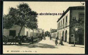 Relizane  - la rue d'isly