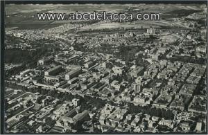 Sidi Bel Abbes  - vue aérienne - place carnot - monument aux morts