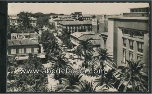 Sidi Bel Abbes  - boulevard de la république et le théâtre