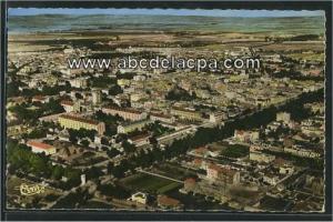Sidi Bel Abbes  - vue panoramique aérienne de la ville et l'avenue bir hakem