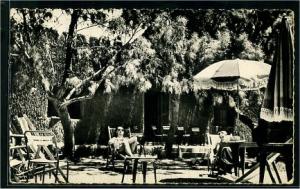 Tamanrasset  - terrasse de l'hôtel amenoukal