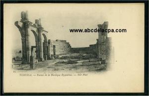 Tebessa  - ruines de la basilique byzantine