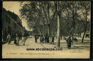 Tiaret  - place des caravanes et rue bugeaud