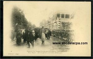 Tizi Ouzou  - souvenir du voyage présidentiel en algérie, avril 1903 - tizi ouzou - les réceptions à la sous préfecture