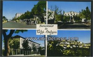 Tizi Ouzou  - souvenir de tizi-ouzou - avenue abane ramdane - la sous préfecture - le collège moderne - village kabyle