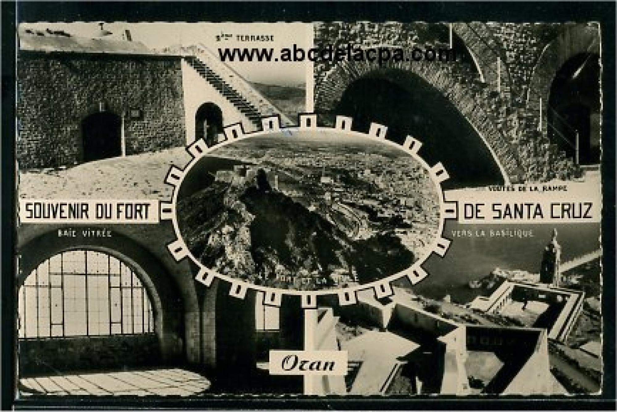 Oran -      Bâtiments  - souvenir du fort de santa cruz