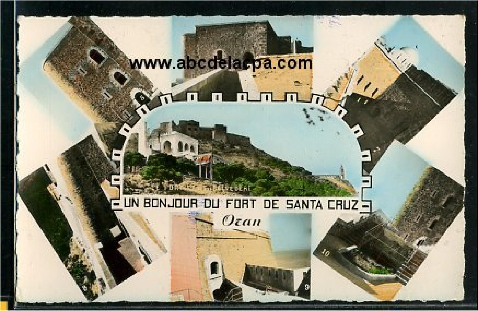 Oran -      Bâtiments  - un bonjour du fort de santa cruz