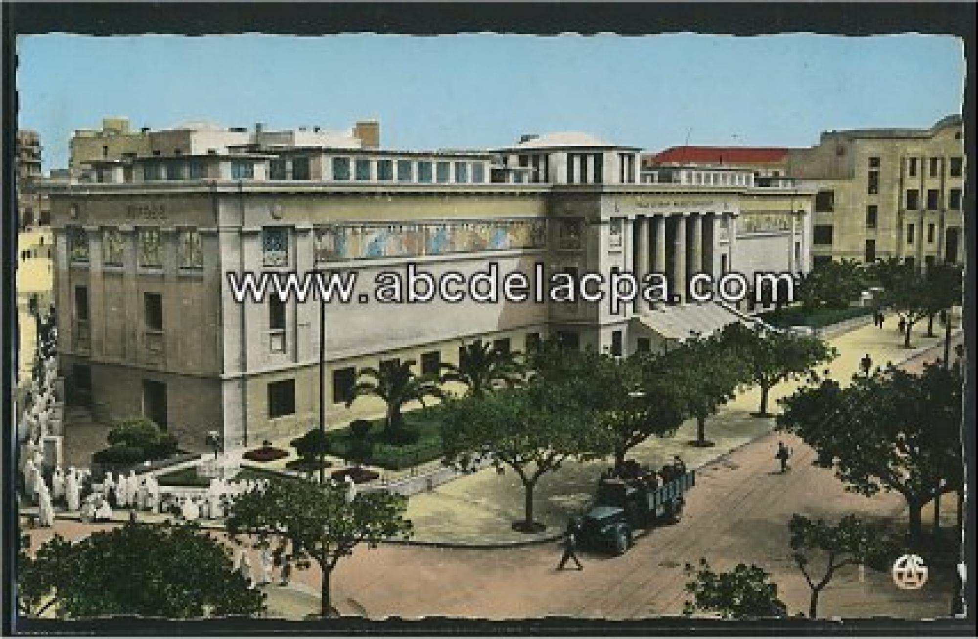 Oran -      Bâtiments  - le palais des beaux arts