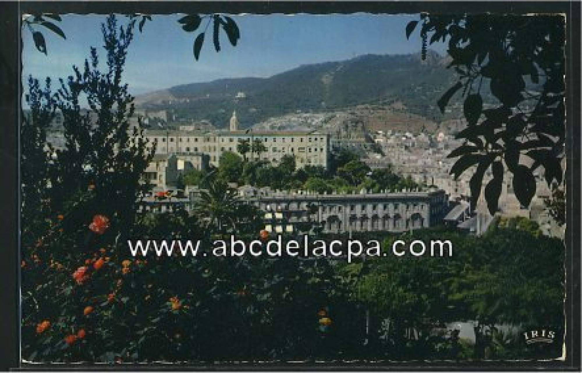 Oran -      Bâtiments  - l'hôpital militaire baudens et le tribunal de commerce