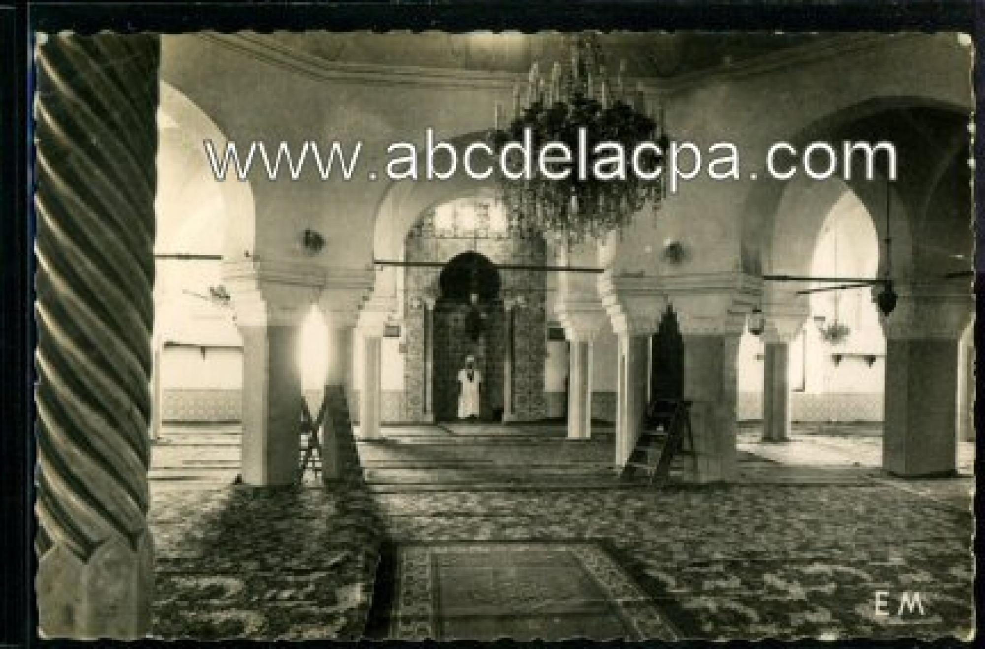 Oran -      Bâtiments  - intérieur de la mosquée du pacha