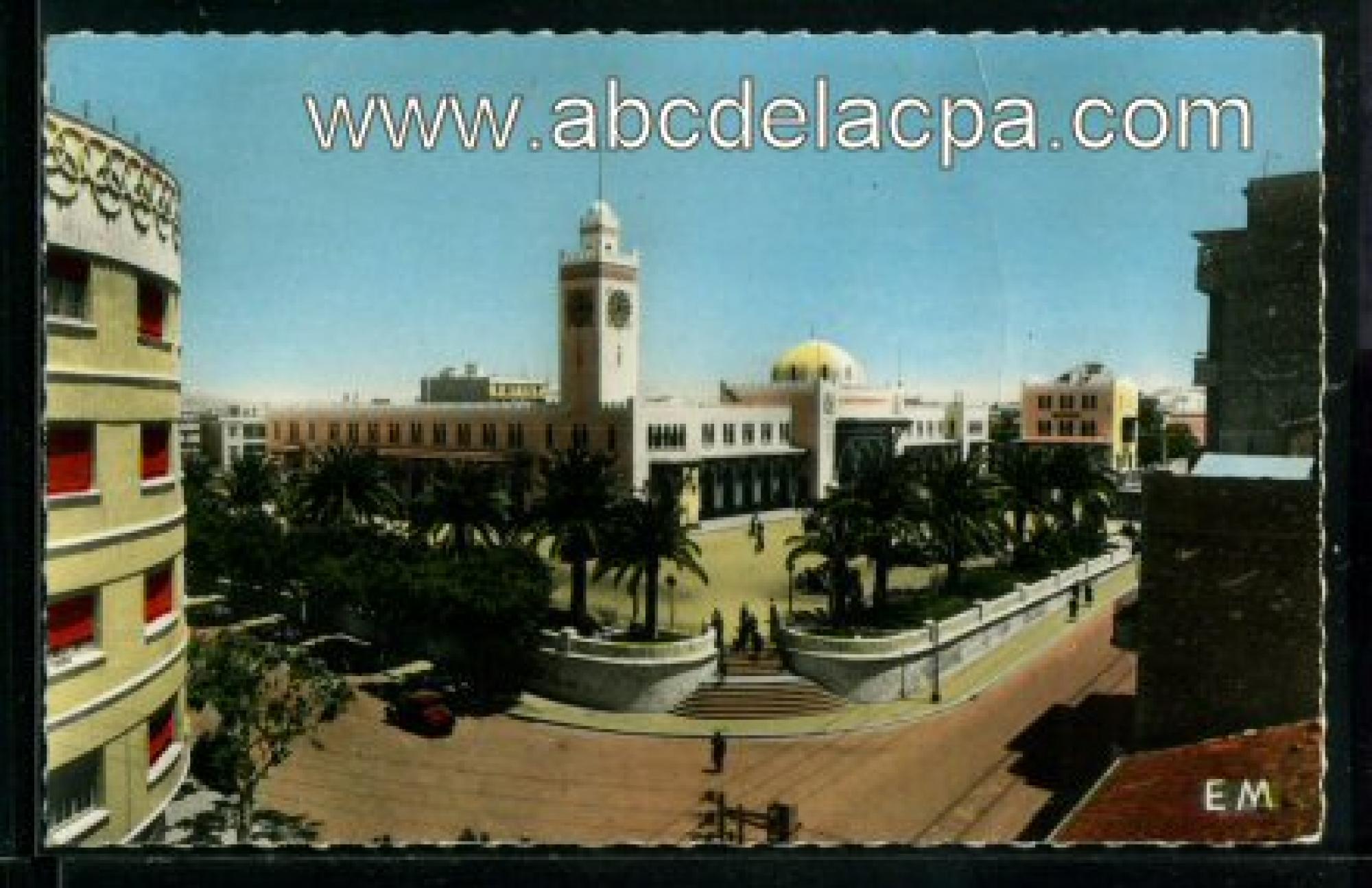 Oran -      Bâtiments  - la gare c.f.a.