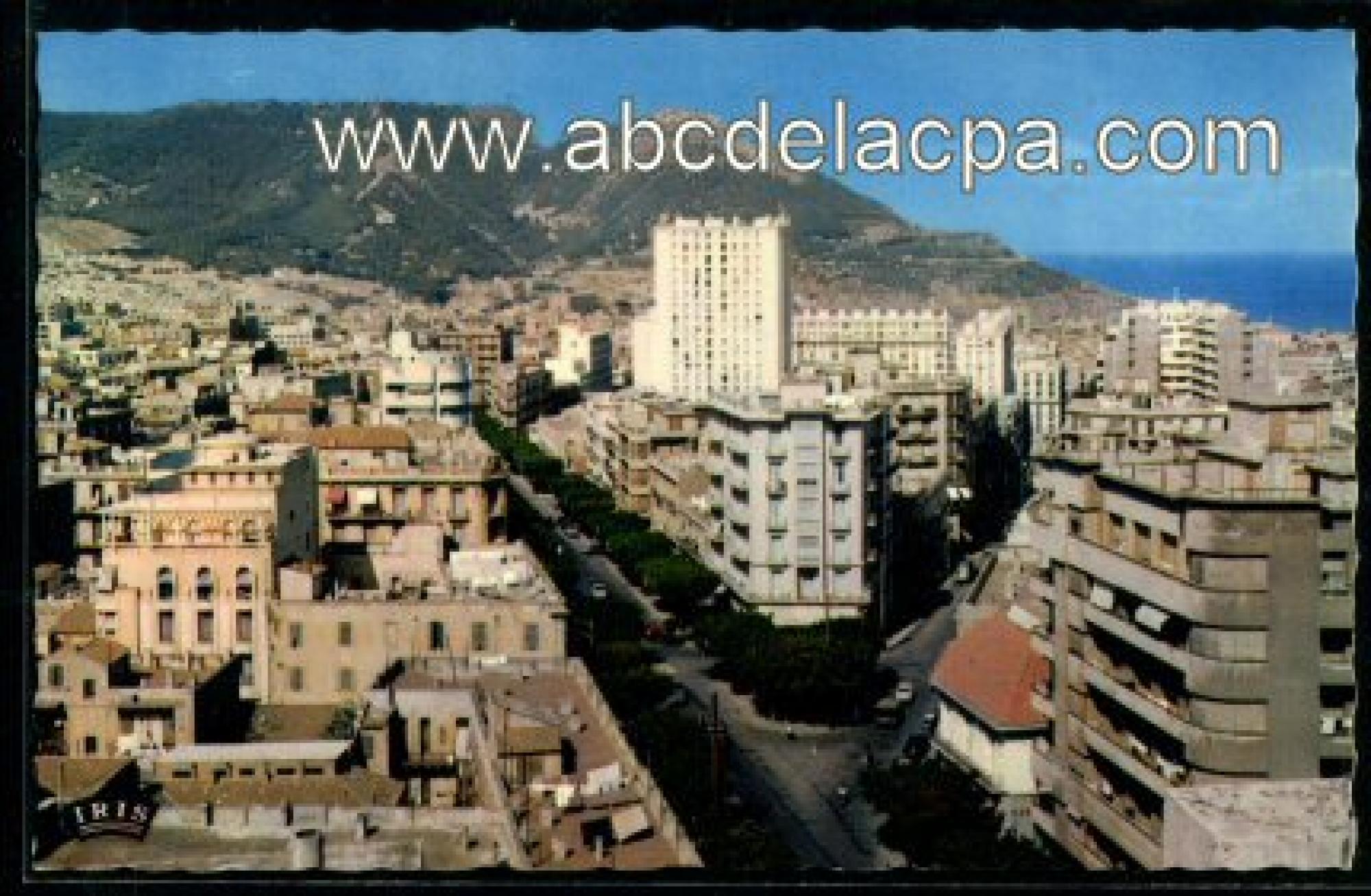 Oran - Vue      générale  - vue générale et la cité lescure