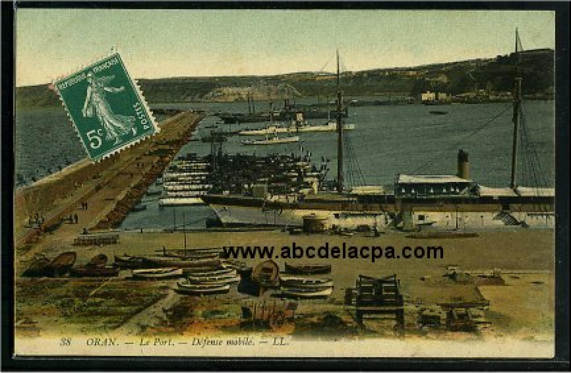 Oran - Le port  - le port - défense mobile