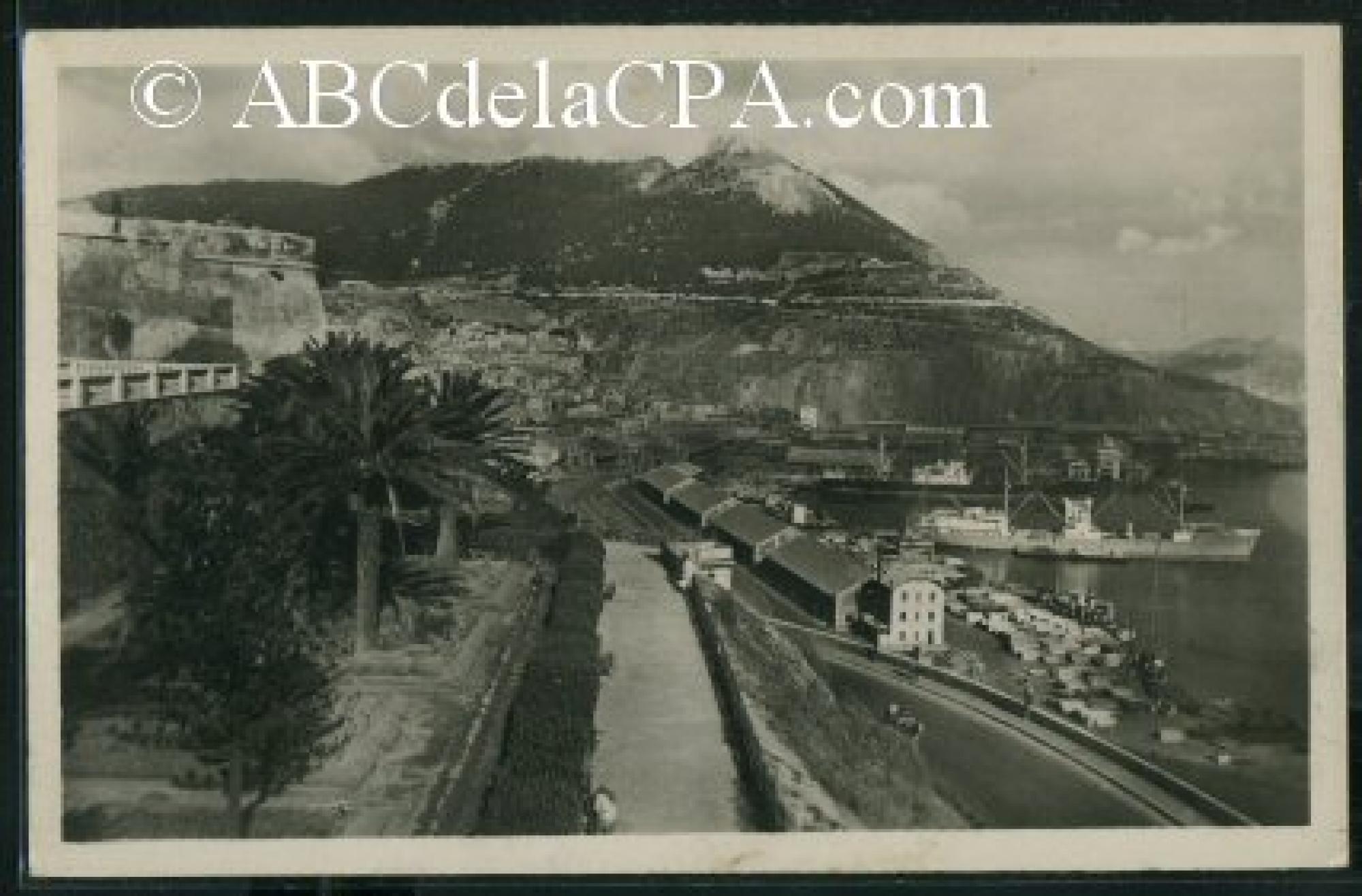 Oran - Le port  - le murdjadjo et le vieux port