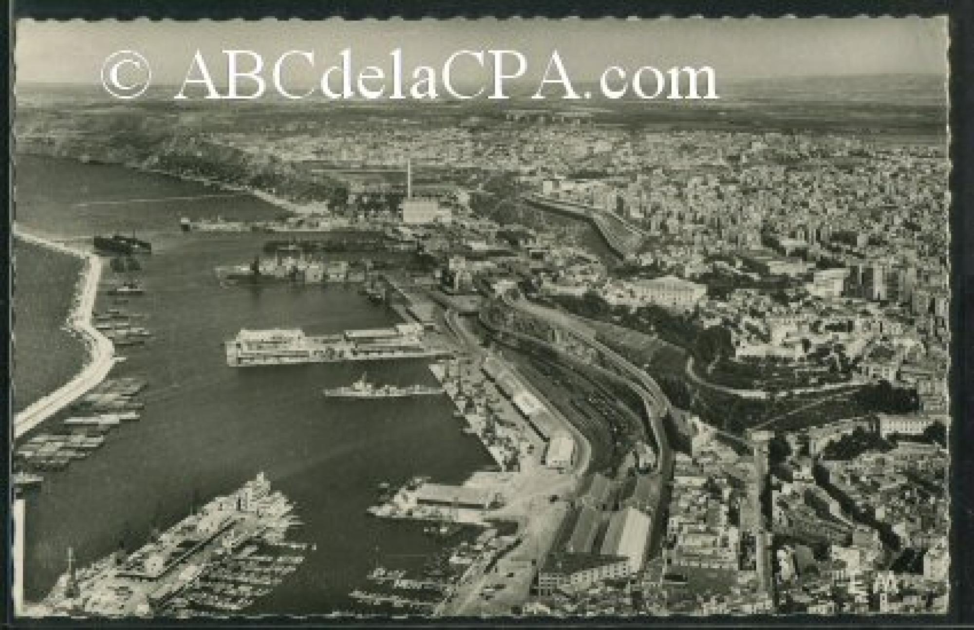 Oran - Le port  - vue générale
