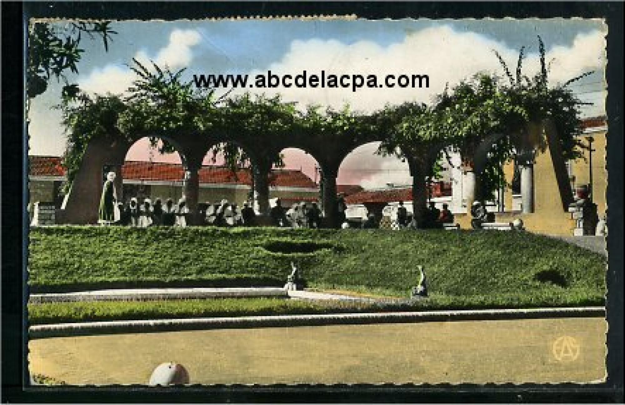 Oran - Saint      Denis du Sig  - pergola de la place