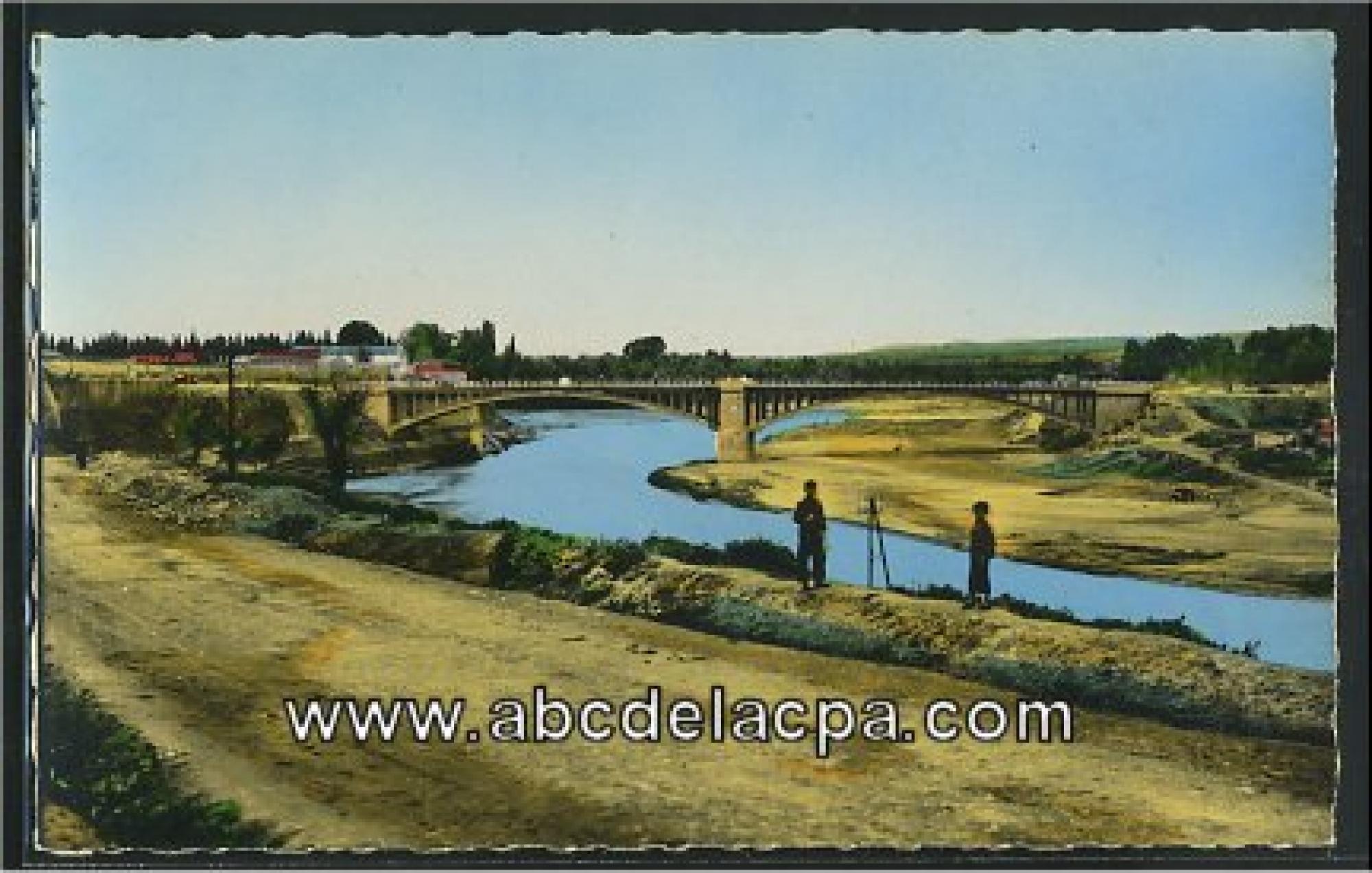 Orléansville  - un pont du cheliff