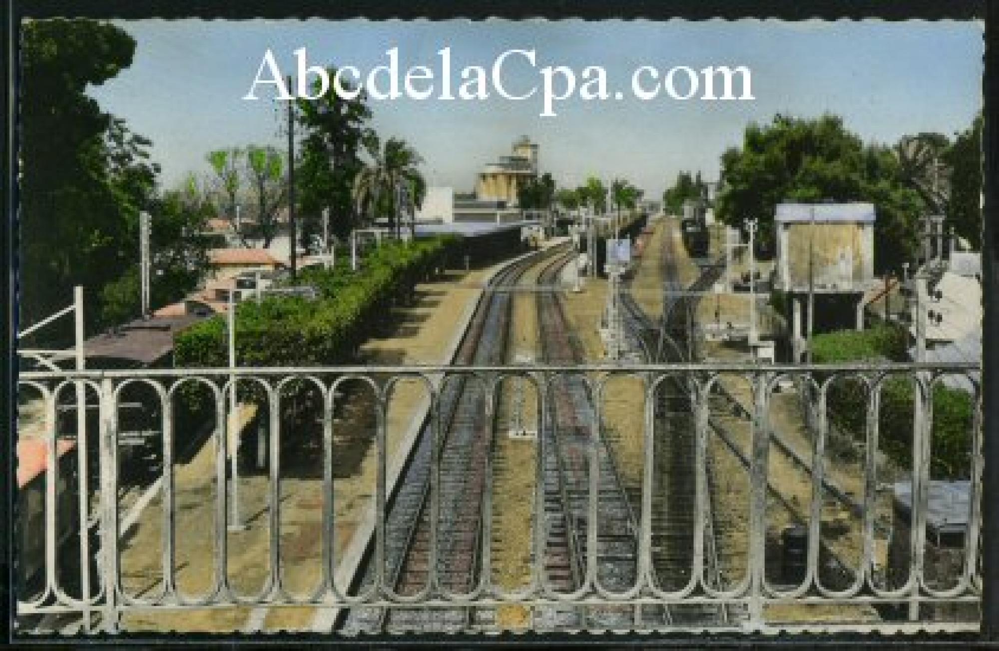 Orléansville  - la gare - vue d'ensemble