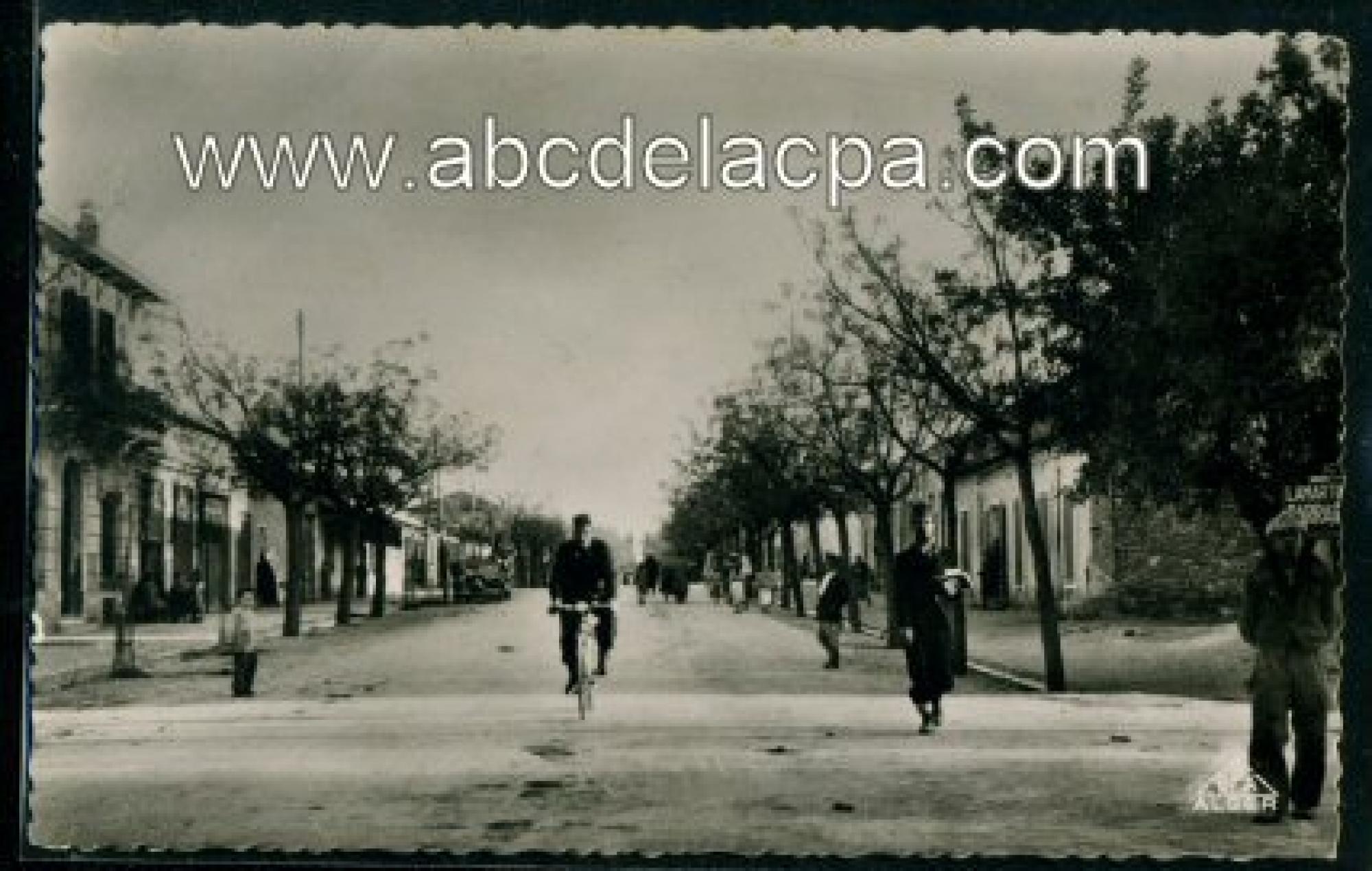 Oued Fodda  - rue principale et avenue de la gare