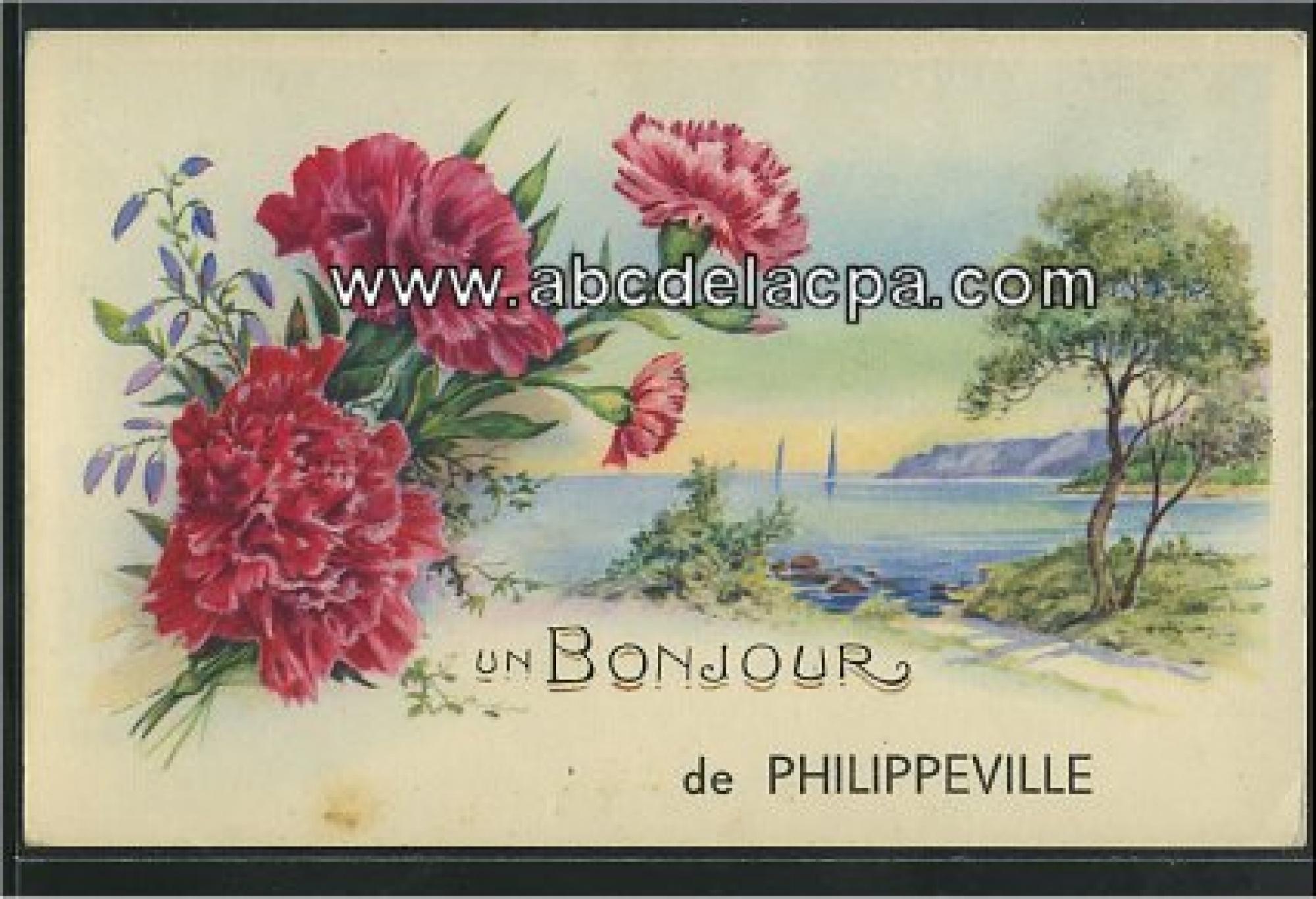 Philippeville   (Skikda)  - un bonjour de philippeville