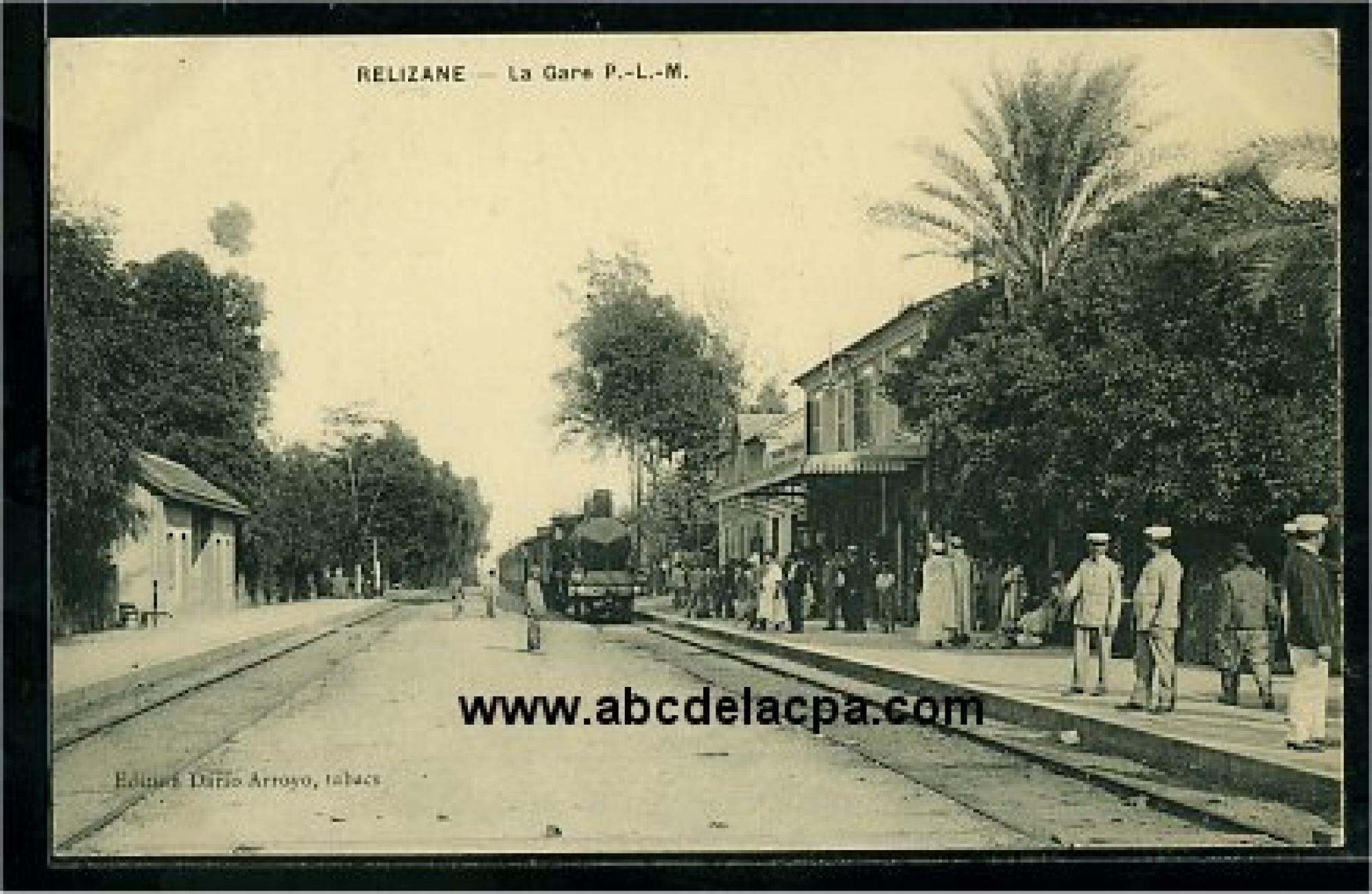Relizane  - la gare p.l.m.