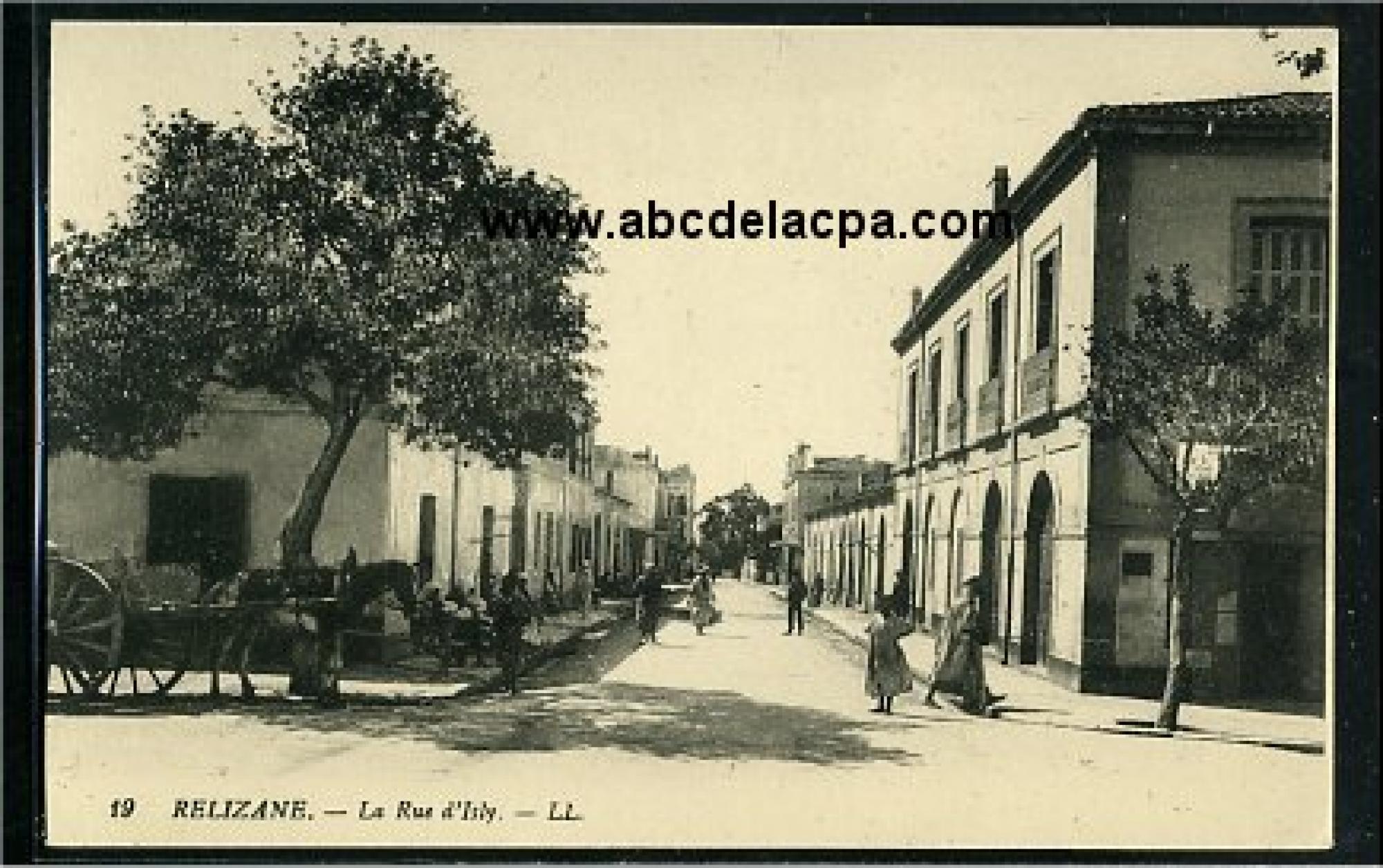 Relizane  - la rue d'isly