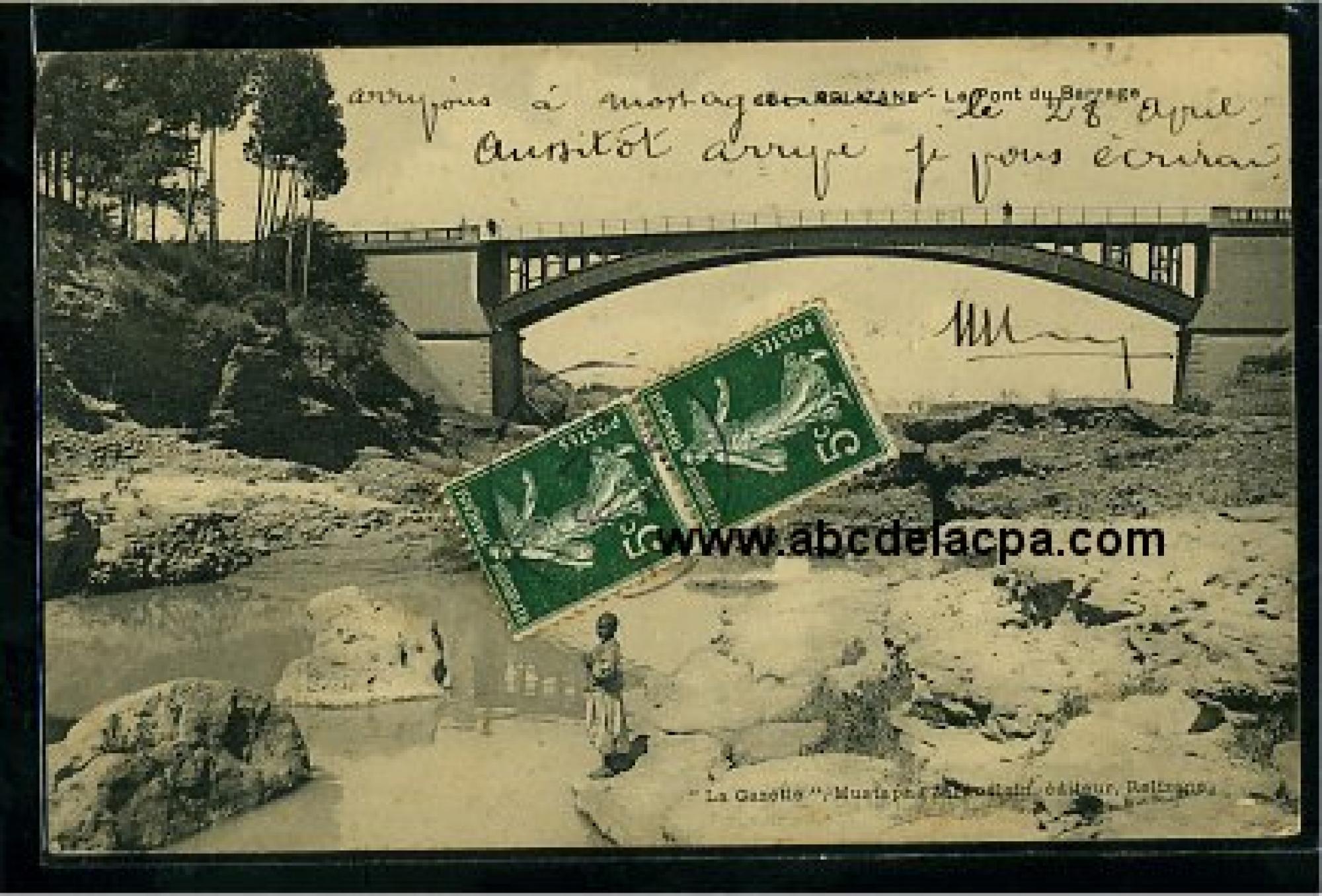 Relizane  - le pont du barrage