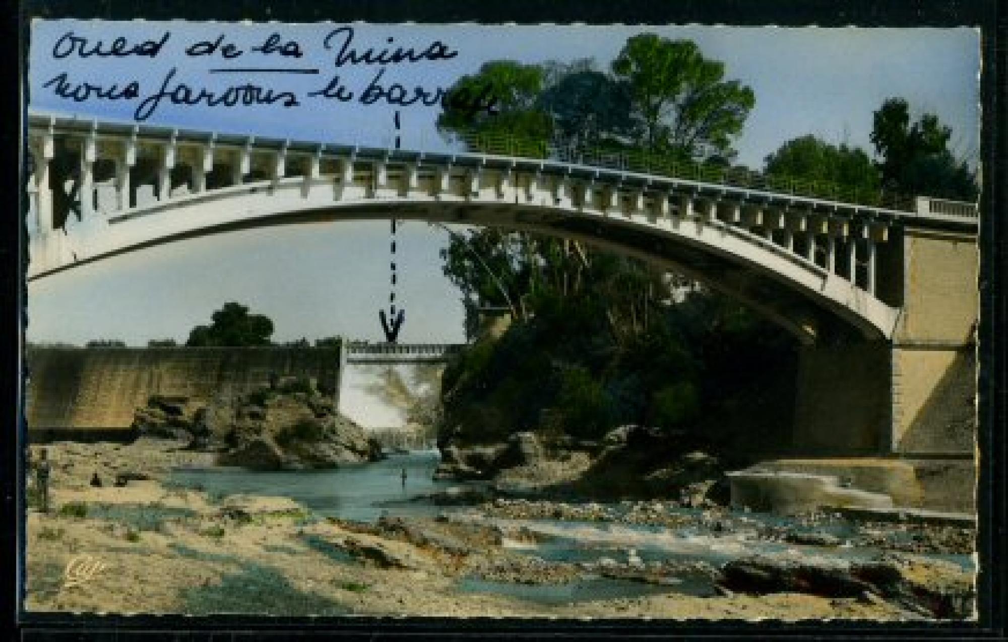 Relizane  - le pont du barrage