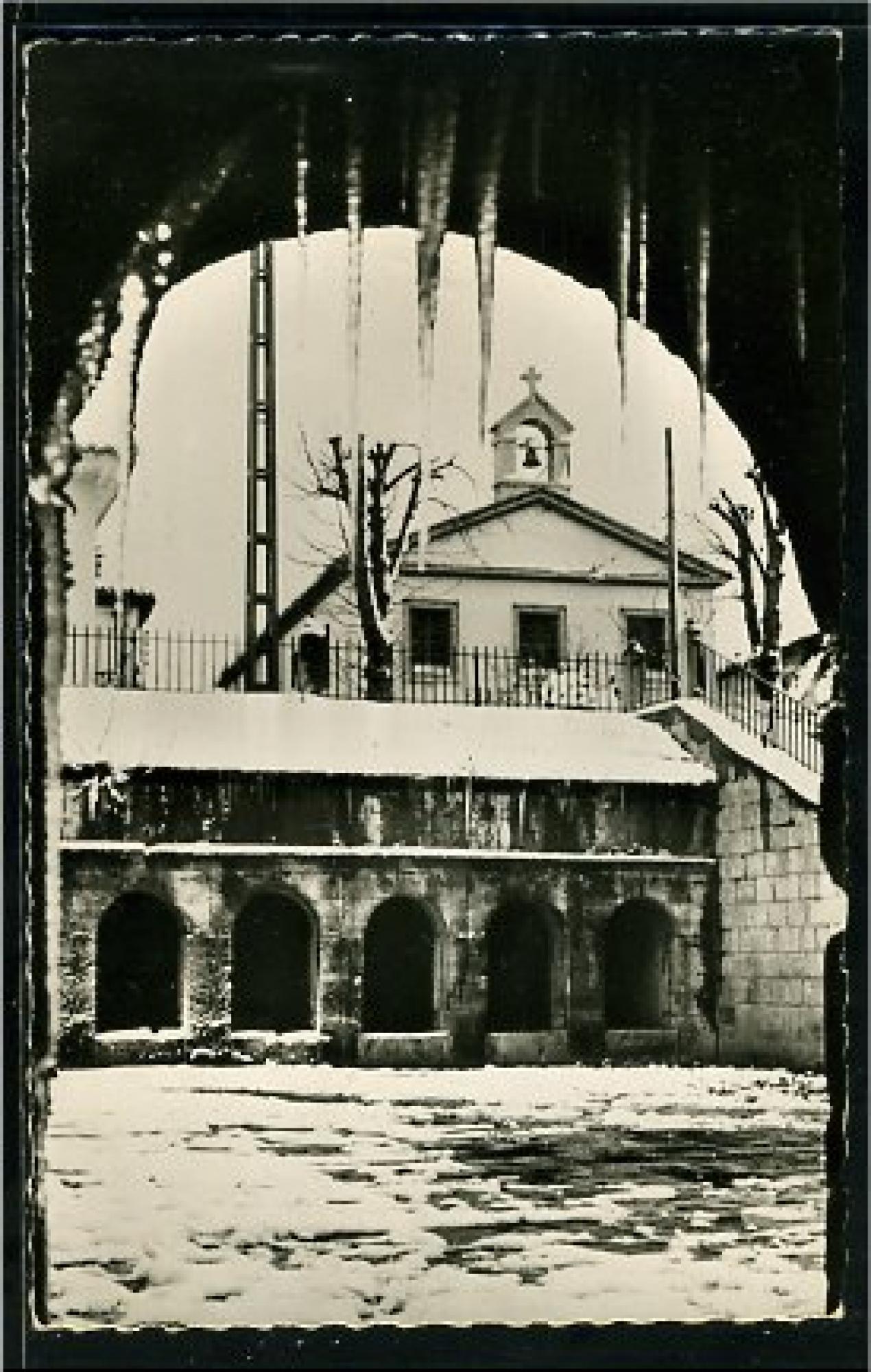 Sétif  - sétif sous la neige - thermes romaines et église réformée