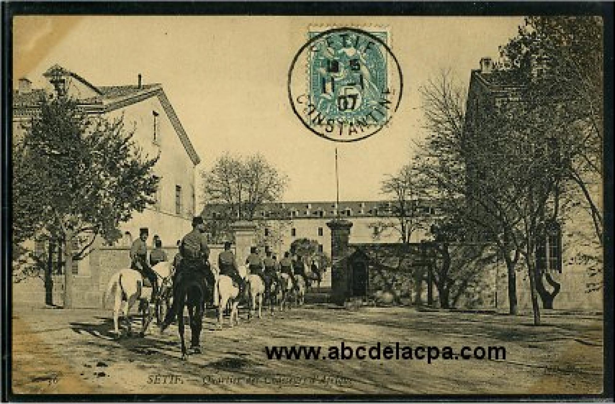 Sétif  - quartier des chasseurs d'afrique