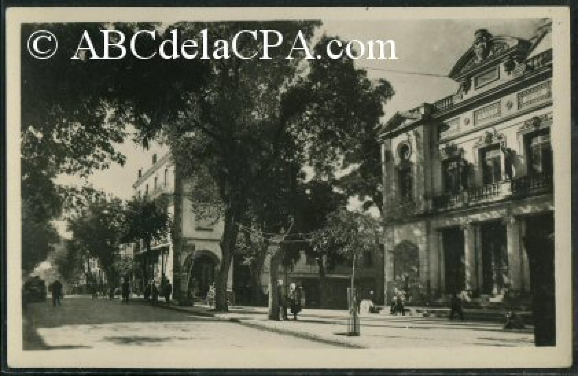 Sétif  - rue sillègue et le théâtre