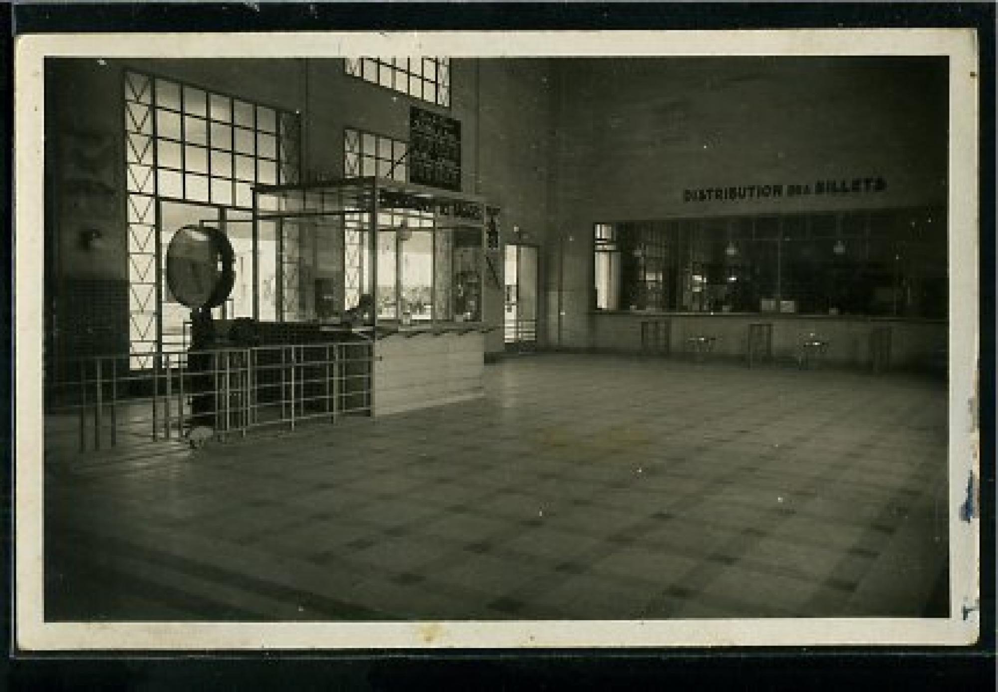 Sidi Bel Abbes  - la gare plm - intérieur