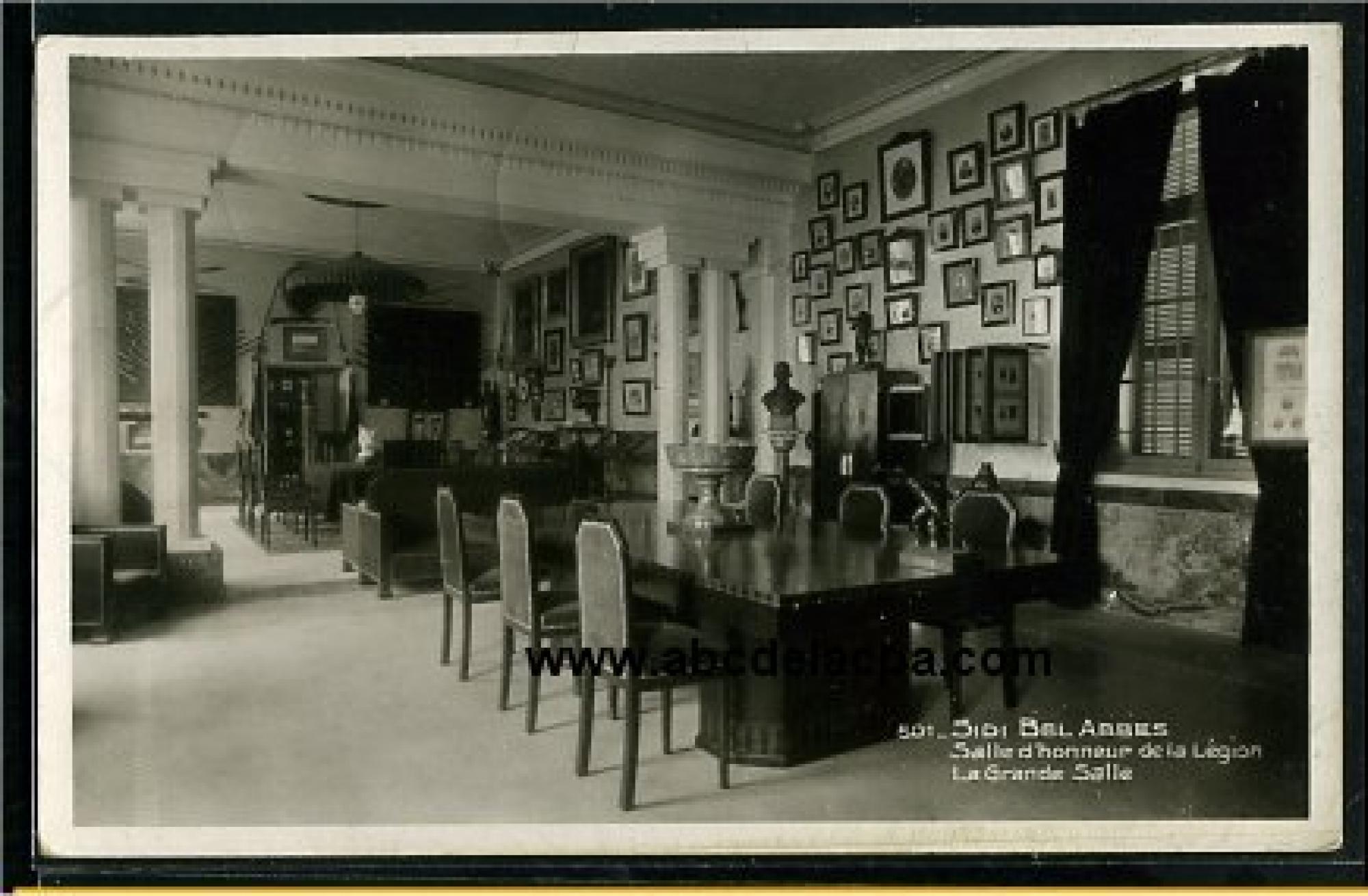 Sidi Bel Abbes  - salle d'honneur de la légion - la grande salle