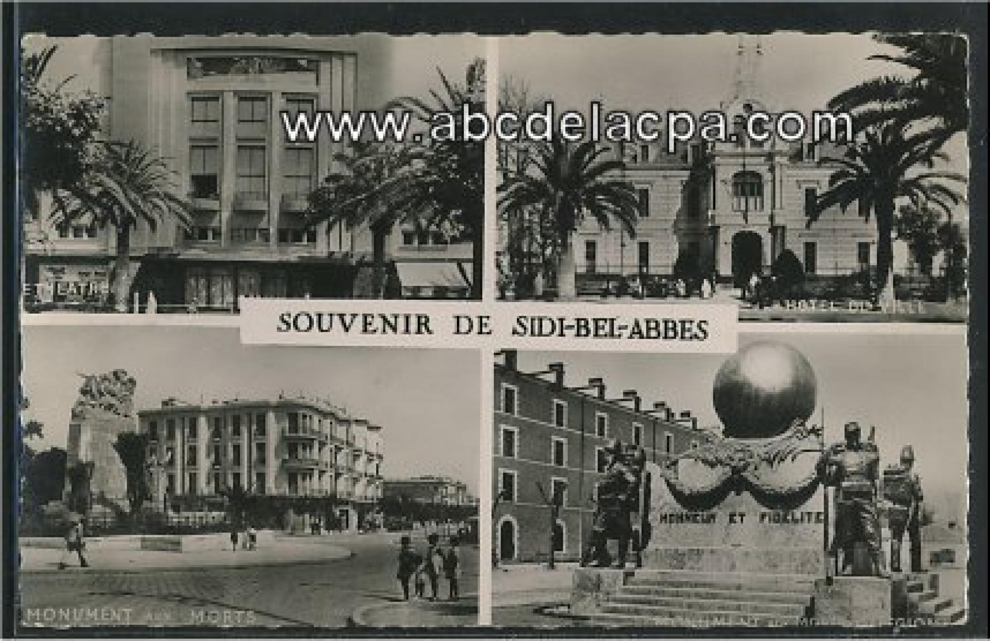 Sidi Bel Abbes  - souvenir de sidi bel abbès