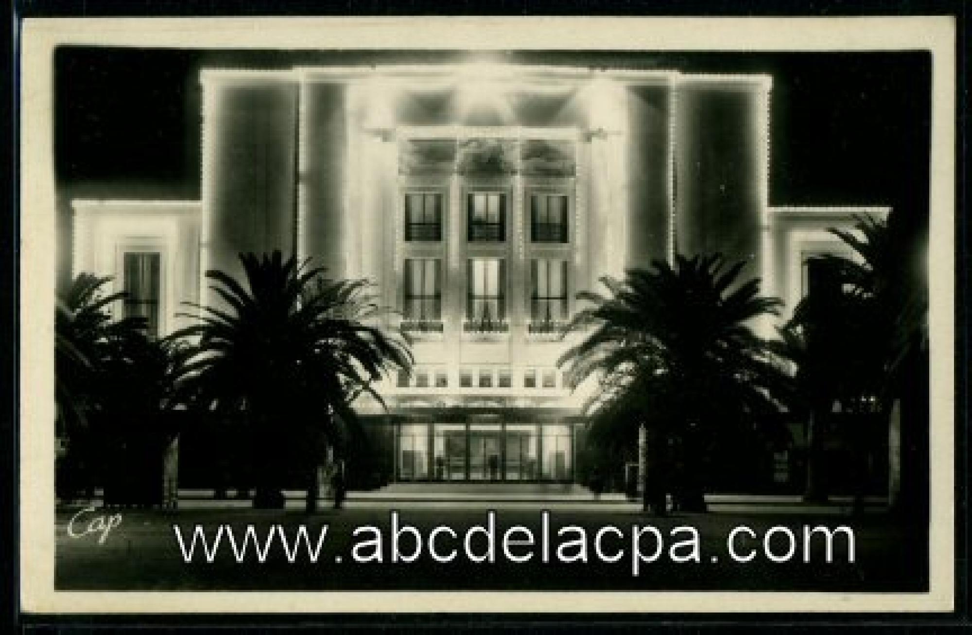 Sidi Bel Abbes  - le théâtre - effet de nuit
