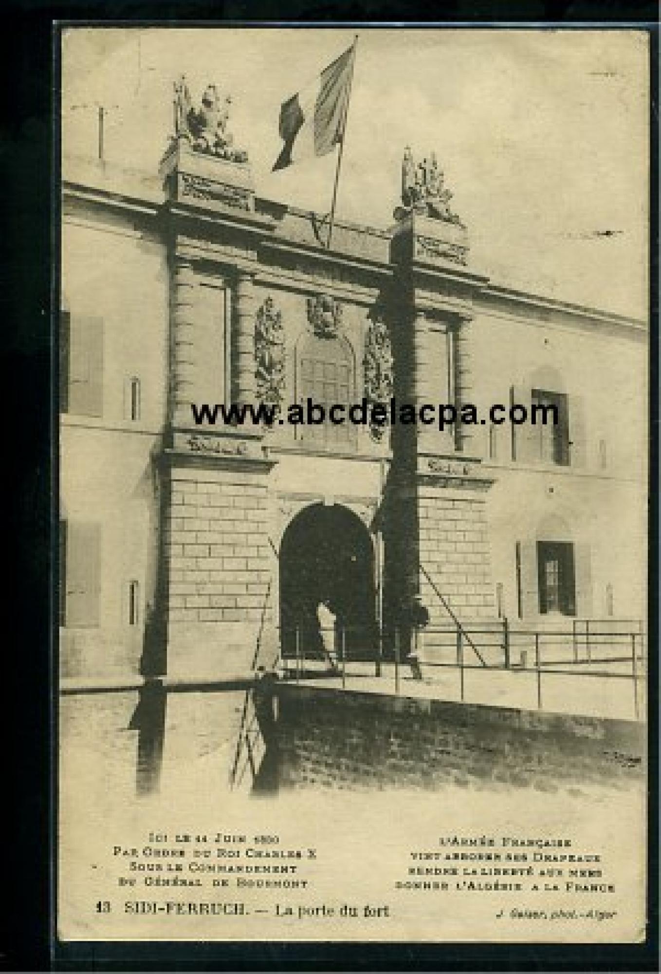 Sidi Ferruch  - la porte du fort - 